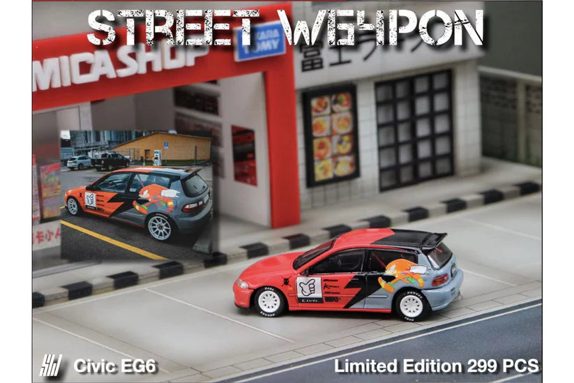 Street Weapon Honda Civic EG6  - Nissan Skyline GT-R (R34)