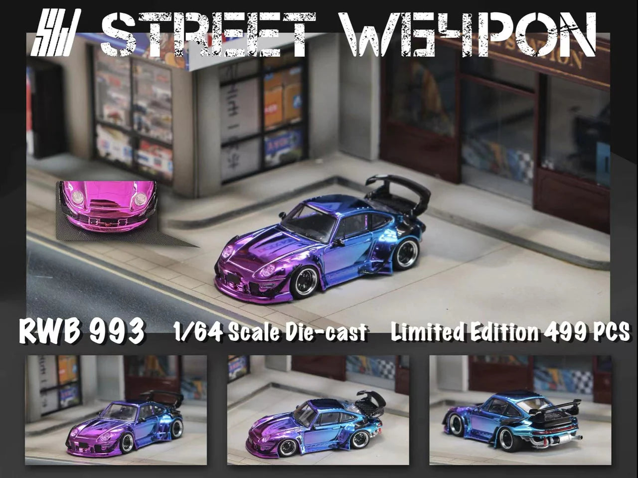 [Pre-Order] Street Weapon Porsche RWB 993