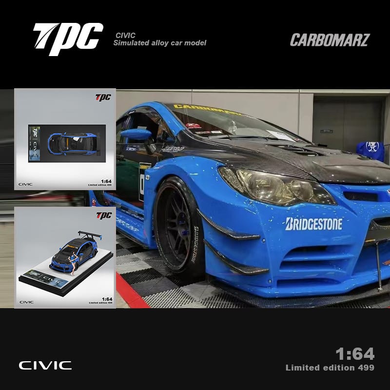 [Pre-order] TPC Honda Civic FD2 Modified Blue