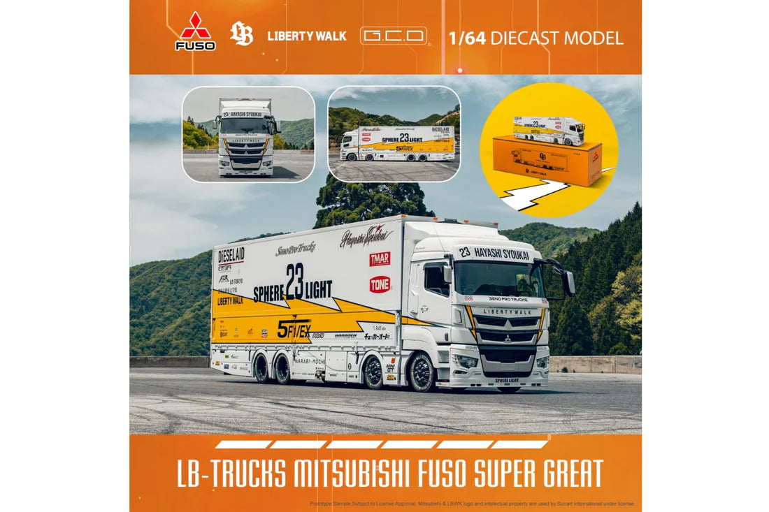 [Pre-order] GCD Mitsubishi Fuso Super Great Transport Truck