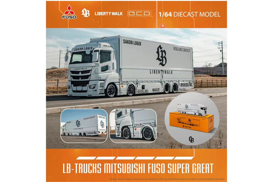 [Pre-order] GCD Mitsubishi Fuso Super Great Transport Truck