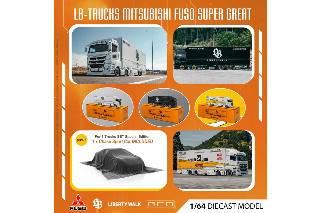 [Pre-order] GCD Mitsubishi Fuso Super Great Transport Truck