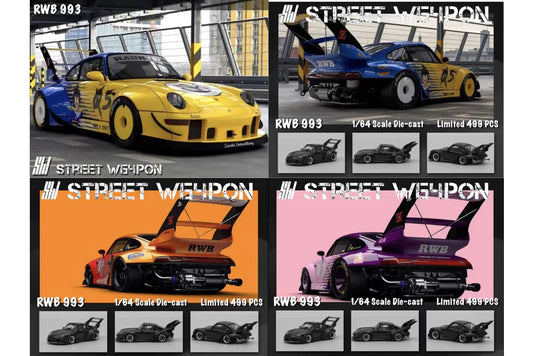 [Pre-order]Street Weapon Porsche RWB 993 in Dragon Ball Z Livery